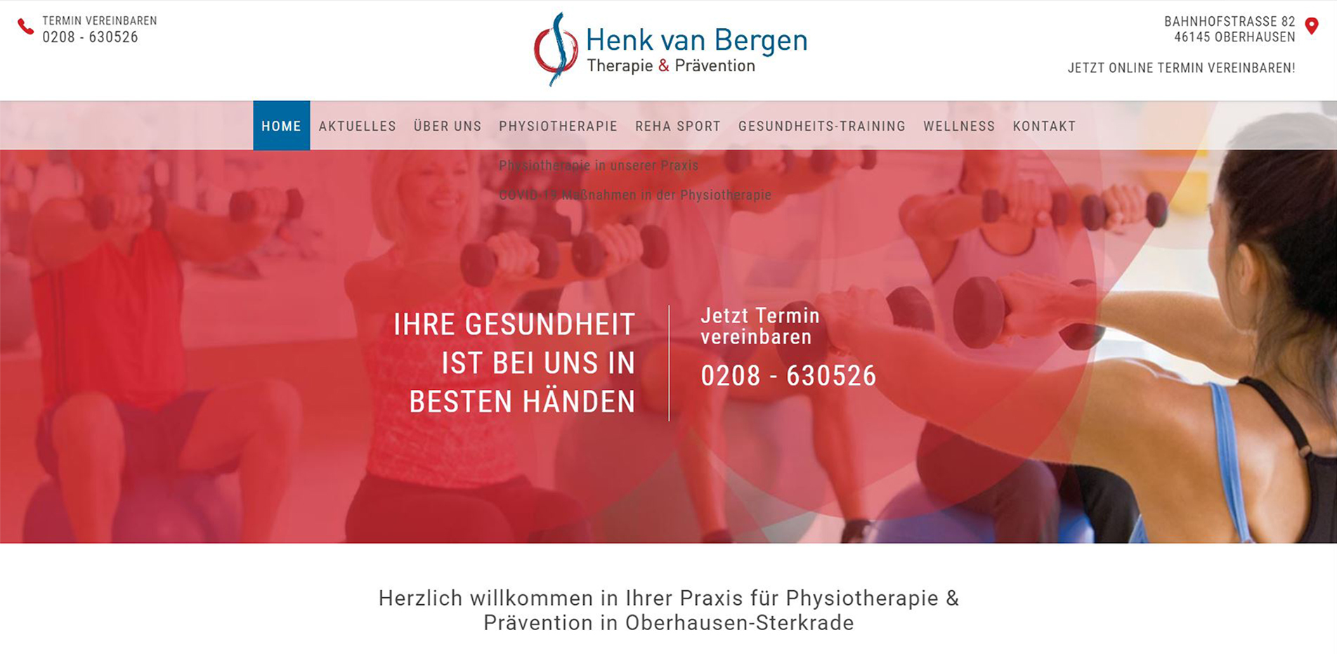 Henk van Bergen Website - Gerlach Webdesign